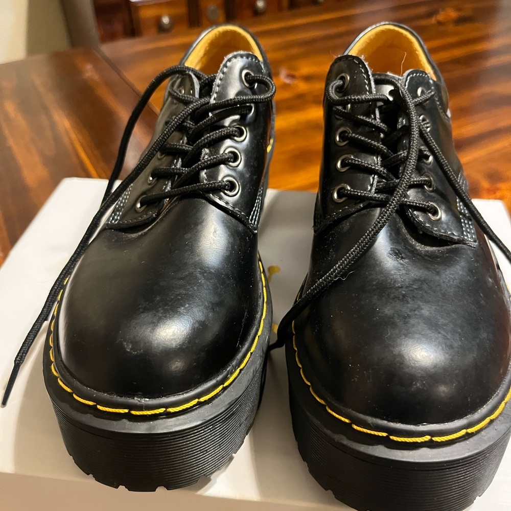 Dr. Martens 8053 leather platforms